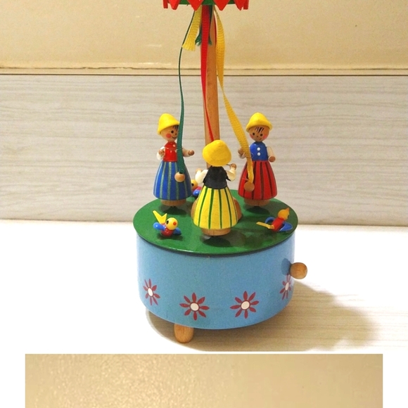 Vintage Steinbach Volkskunst Aus Hohenhameln 130 0 28 Music Box Tarantella Polka - Picture 2 of 2
